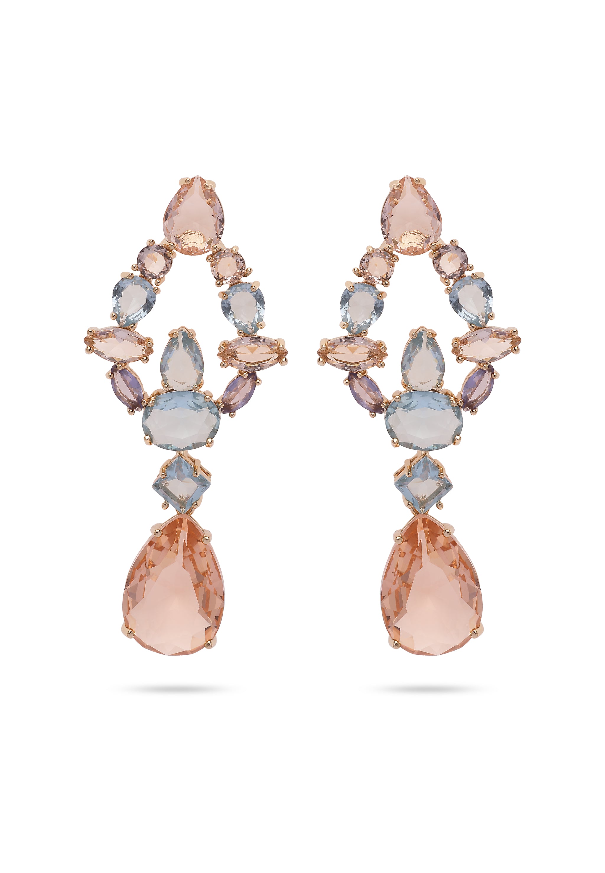 Beautiful Champagne Drop Earrings